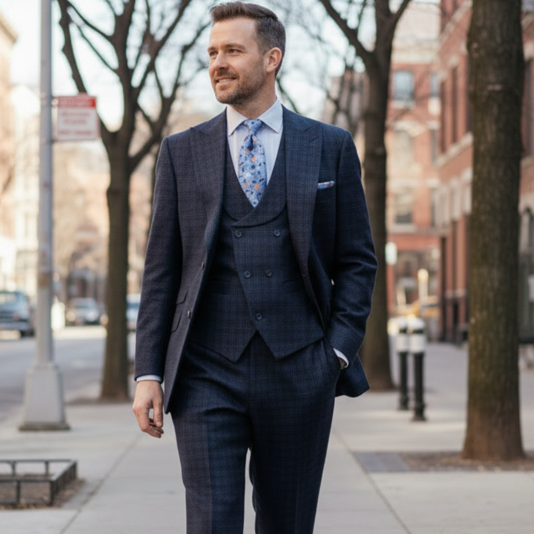SUITS WITH WIDE LEG PANTS