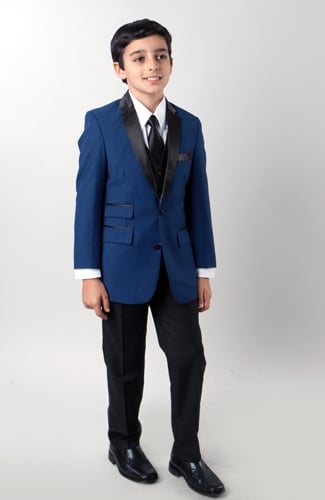 Apollo King Men's 2pc Double Breasted Suit - Pleated Pants
