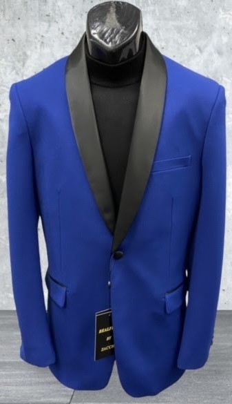 Zacchi Men's Fashion Dinner Jacket - Bold Satin Lapel