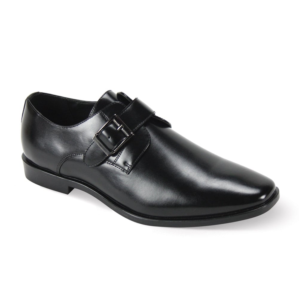 Antonio Cerrelli Men's Wide Fit Fashion Dress Shoe - Fashion Buckle