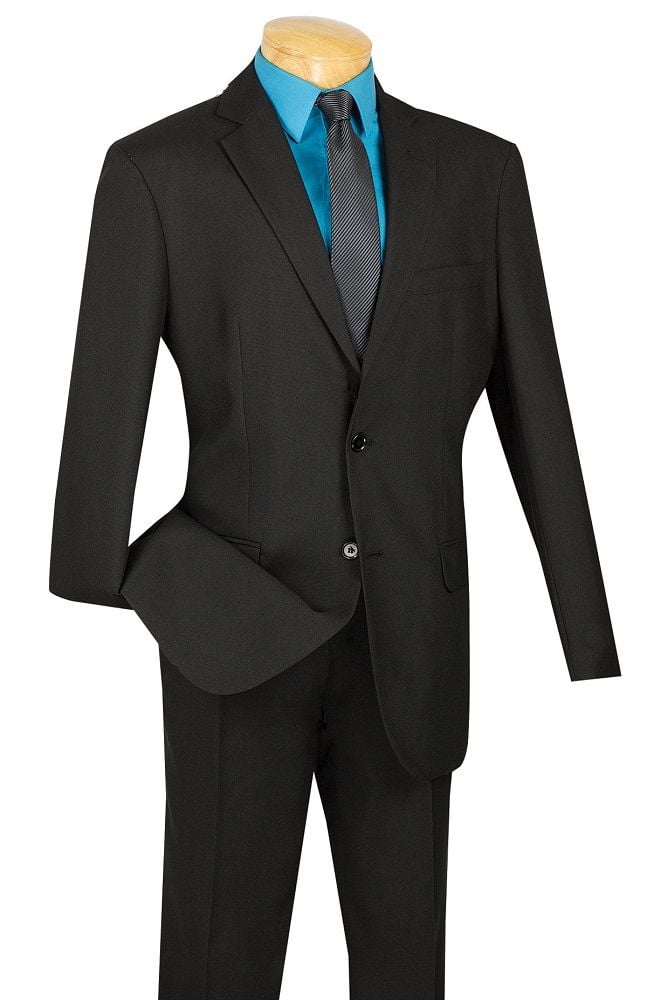 Carlo Lusso Men's 2 Piece Executive Suit - Solid Colors