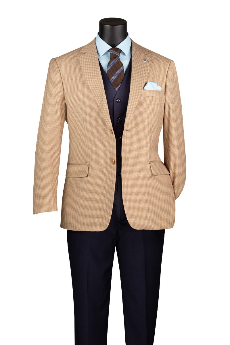 CCO Men's Outlet Sport Coat - Houndstooth Pattern