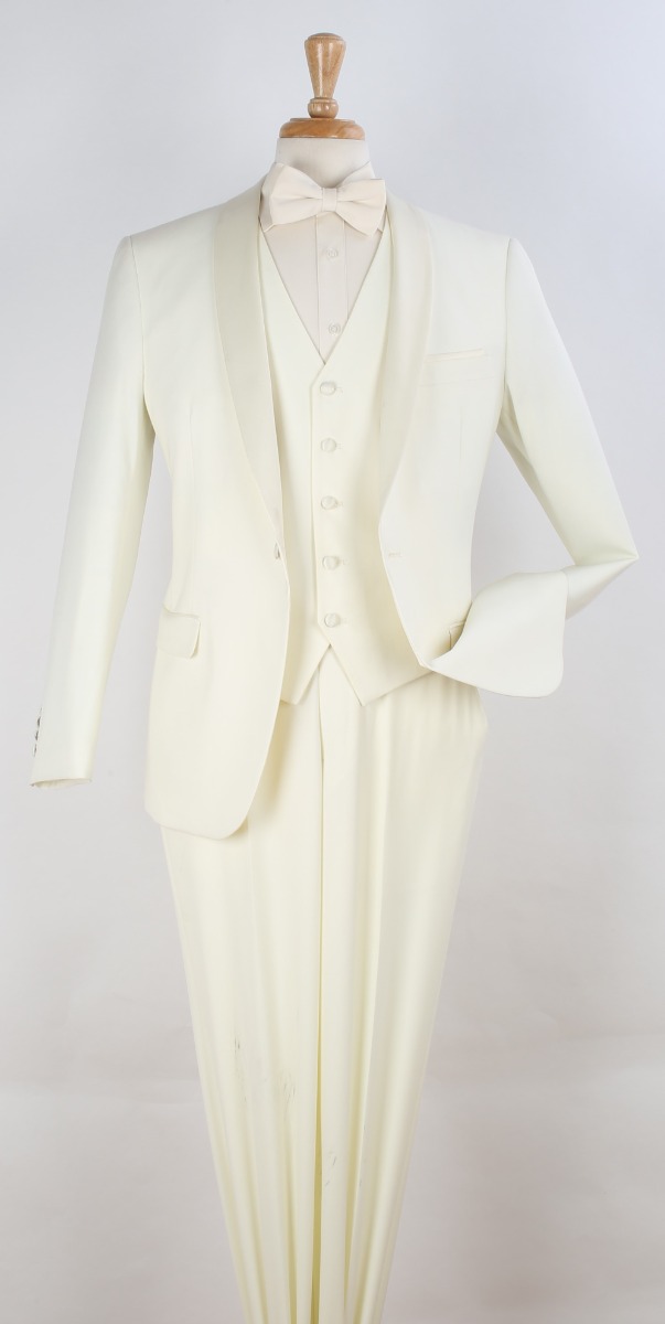 Royal Diamond Men's 3pc Fashion Tuxedo - Bold Solid Colors