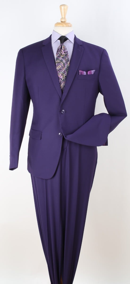 SMB Couture Men's Outlet 2 Piece Executive Suit - Solid Colors