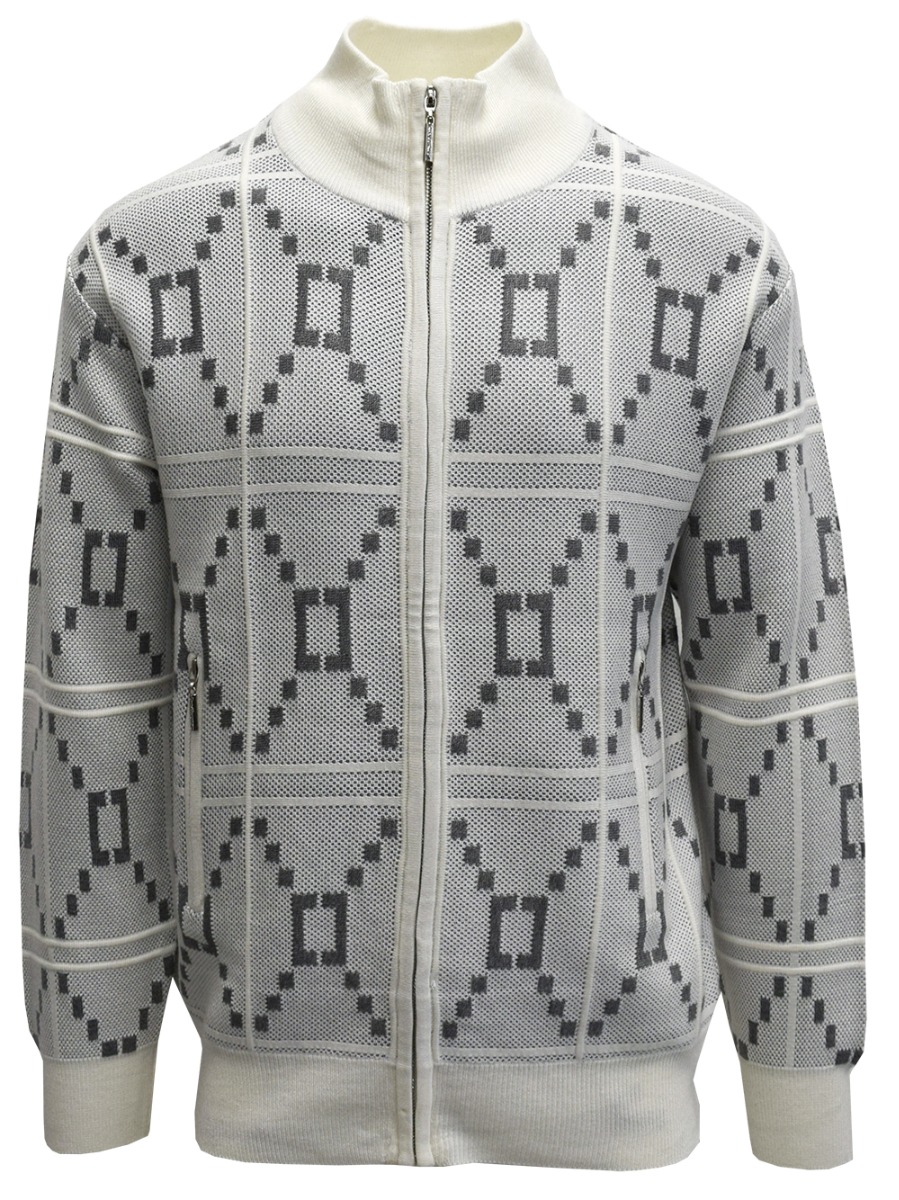 Silversilk Men's Sweater - Cubed Style