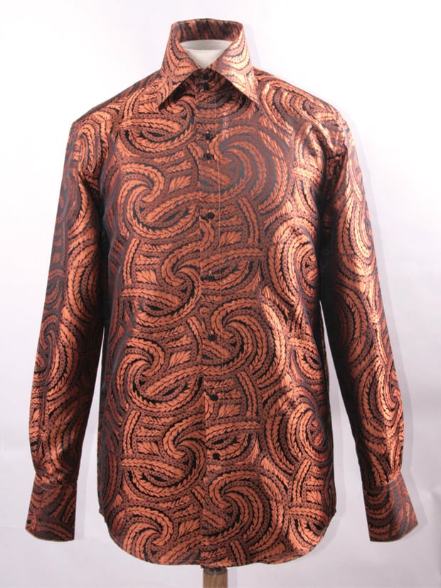 Daniel Ellissa Men's Fashion Dress Shirt - Braided Swirl