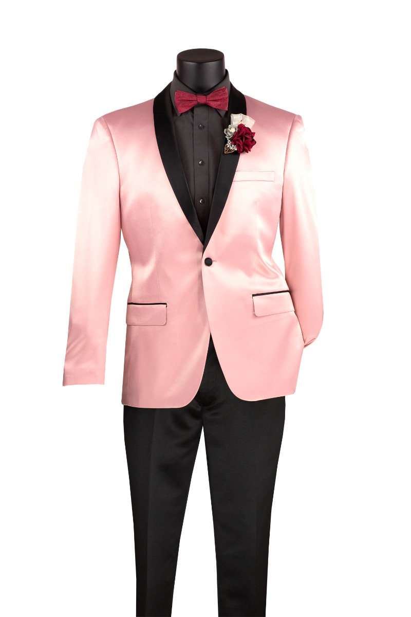 CCO Men's Outlet Slim Fit Sport Coat - Narrow Shawl Lapel