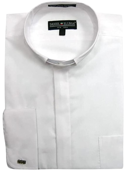 Daniel Ellissa Men's Clergy Dress Shirt - Solid Color
