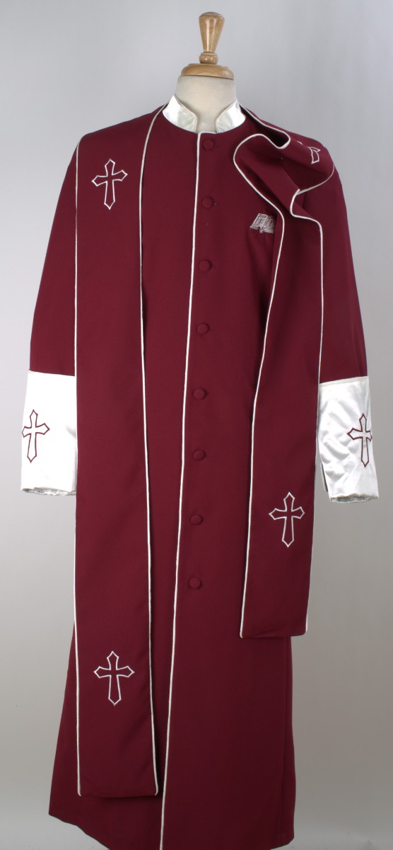 CCO Men's Outlet Church Robe with Stole - Pastor Church Robe
