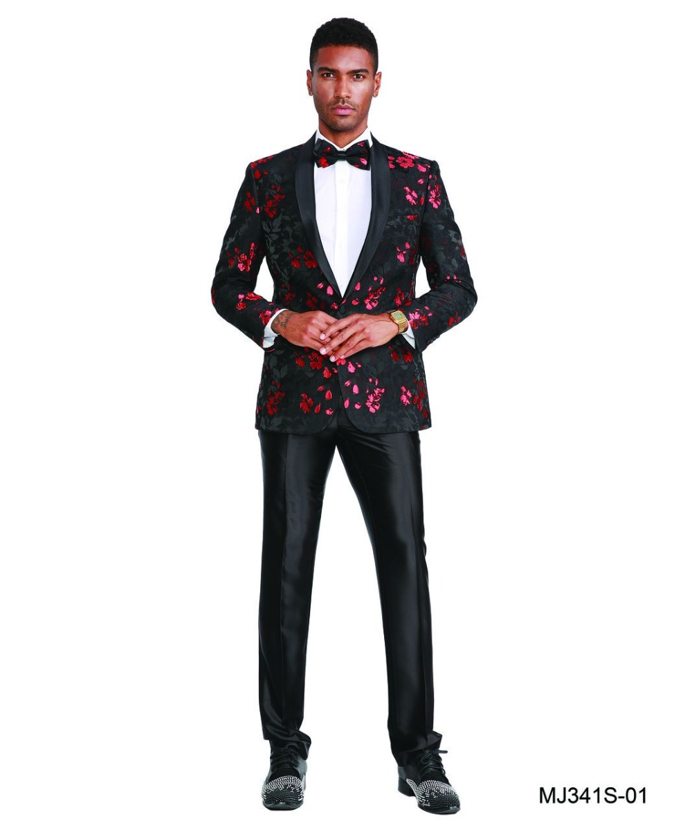 CCO Men's Outlet Classic Fashion Sport Coat - Light Floral Pattern