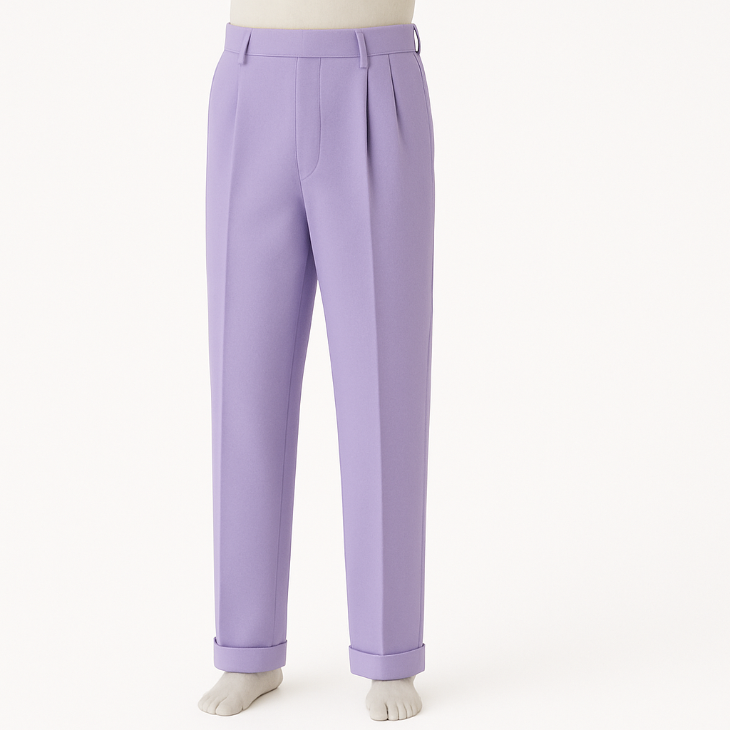 Zacchi Men's Pleated Pants - Bright Colors