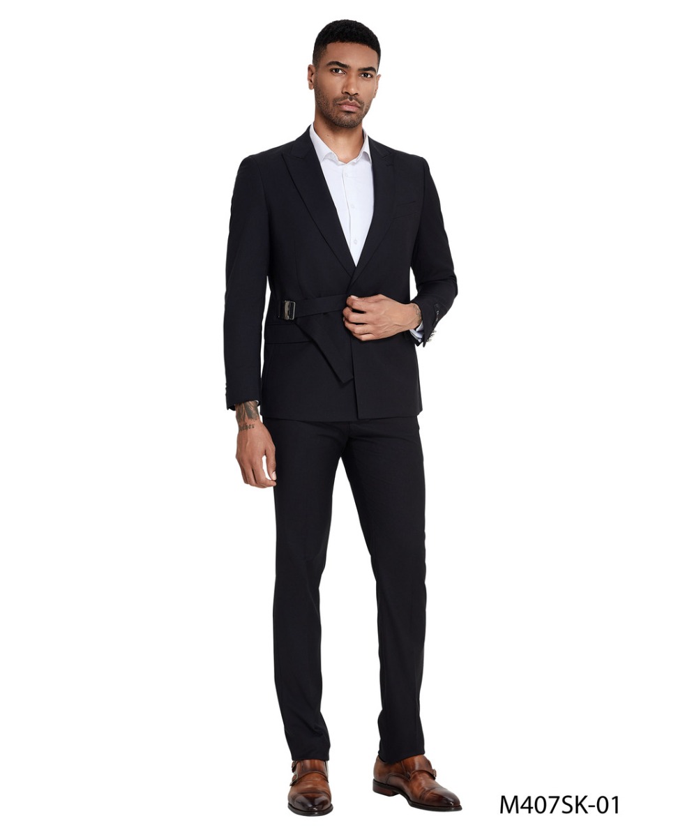 Tazio Men's 2 Piece Skinny Fit Suit - Executive Suit