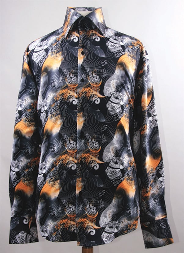 Daniel Ellissa Men's Fashion Dress Shirt - Stylish Abstract