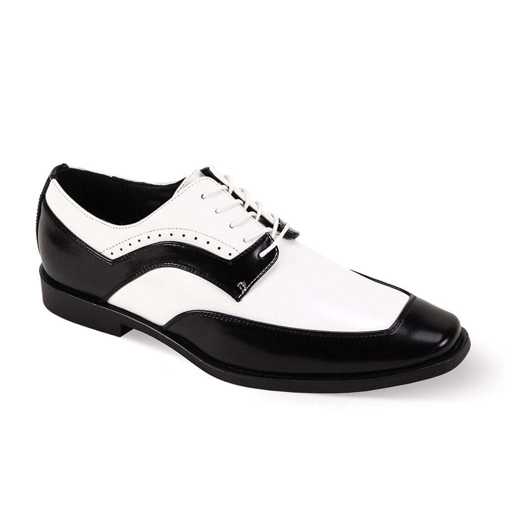 Antonio Cerrelli Men's Fashion Dress Shoe - Black and White