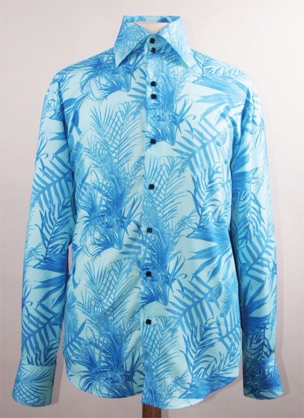 Daniel Ellissa Men's Fashion Dress Shirt - Tropical